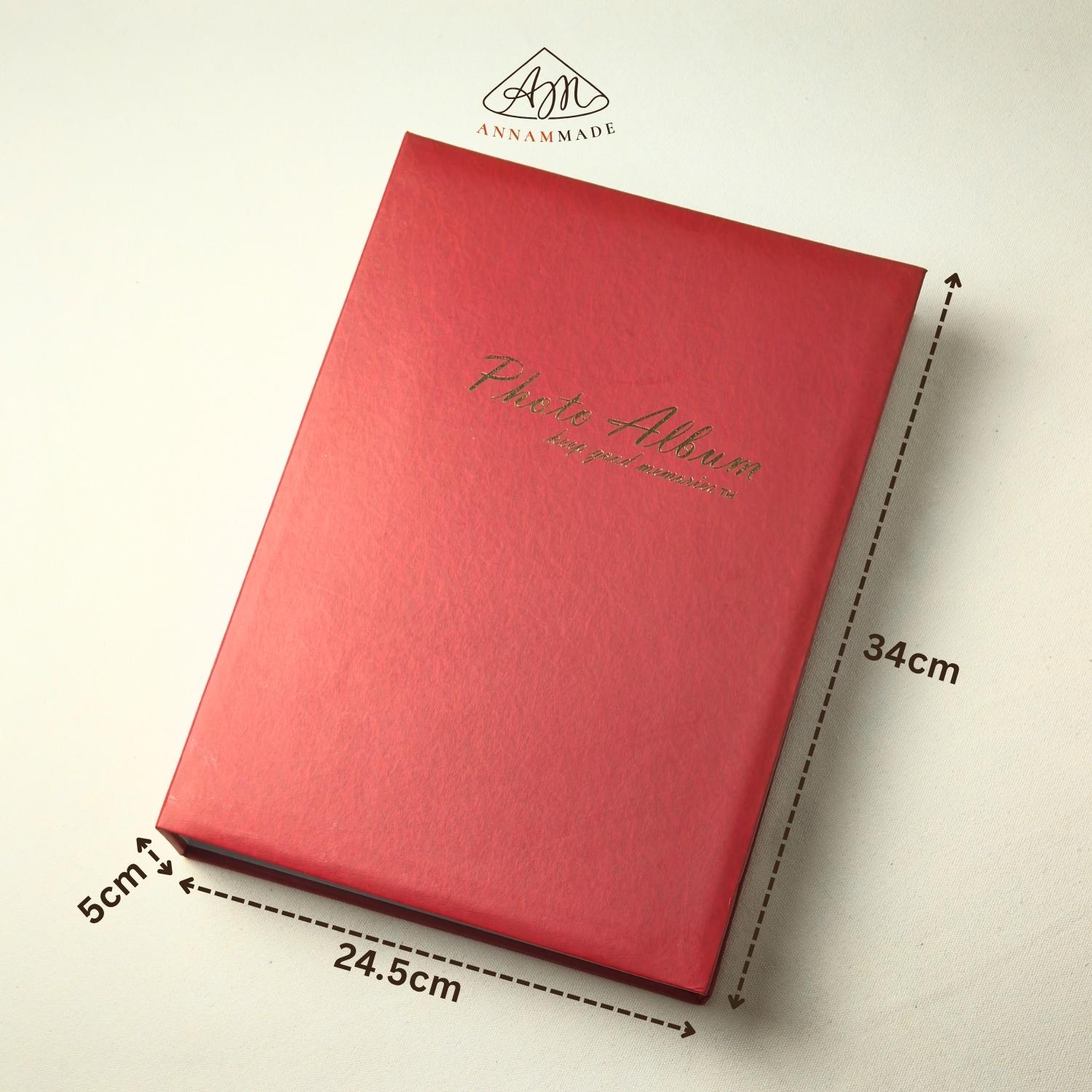 Large Hardcover Photo Album 15×21 cm — 40 to 400 Photos