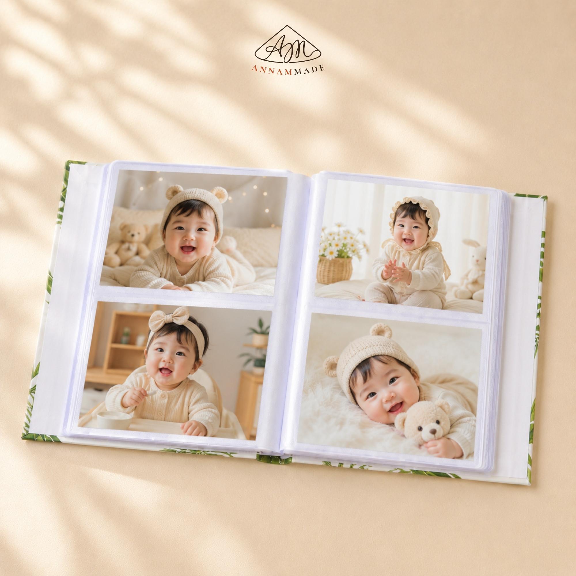Large Hardcover Photo Album 15×21 cm — 40 to 400 Photos