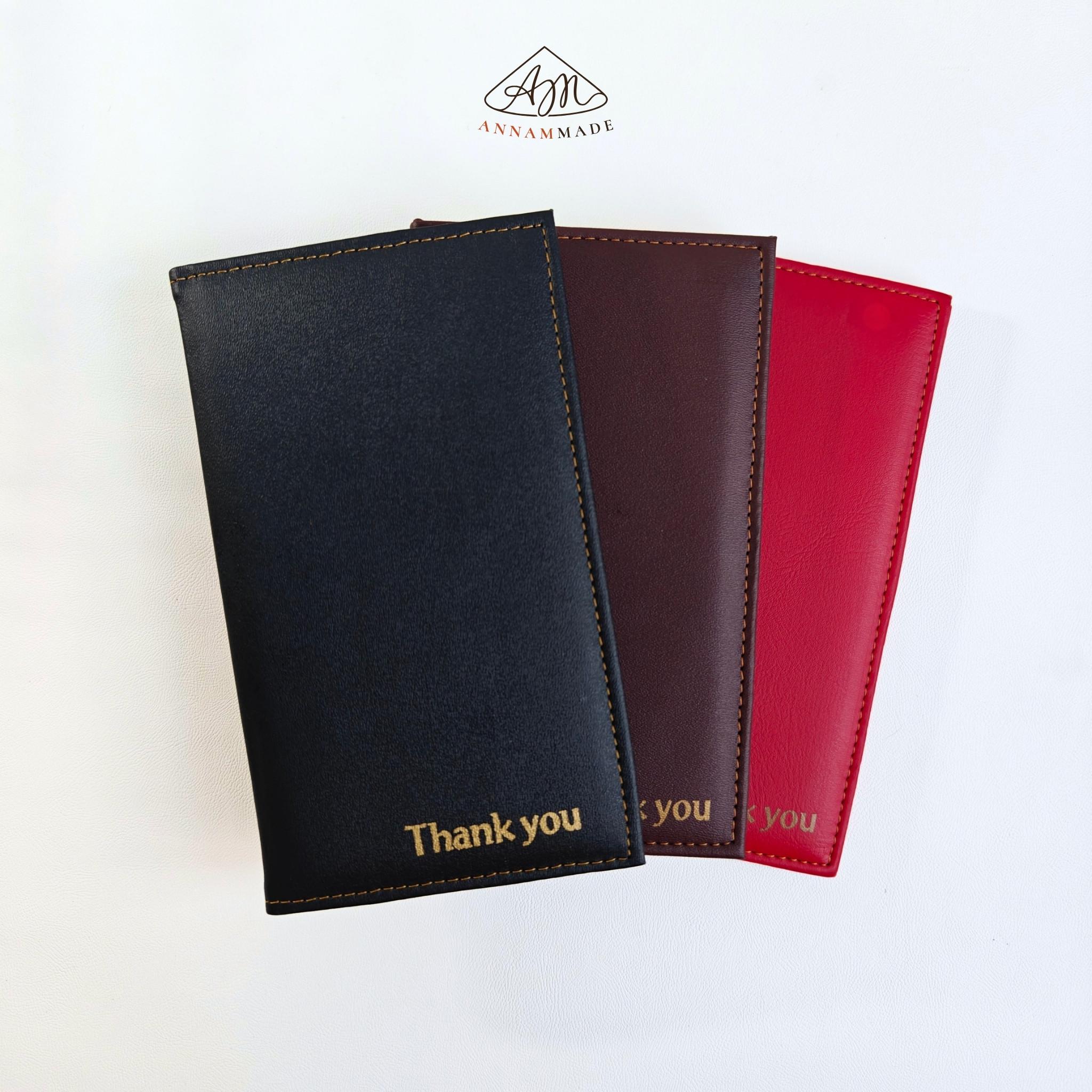 Leather Bill Presenter 11×20 cm — Restaurant & Cafe