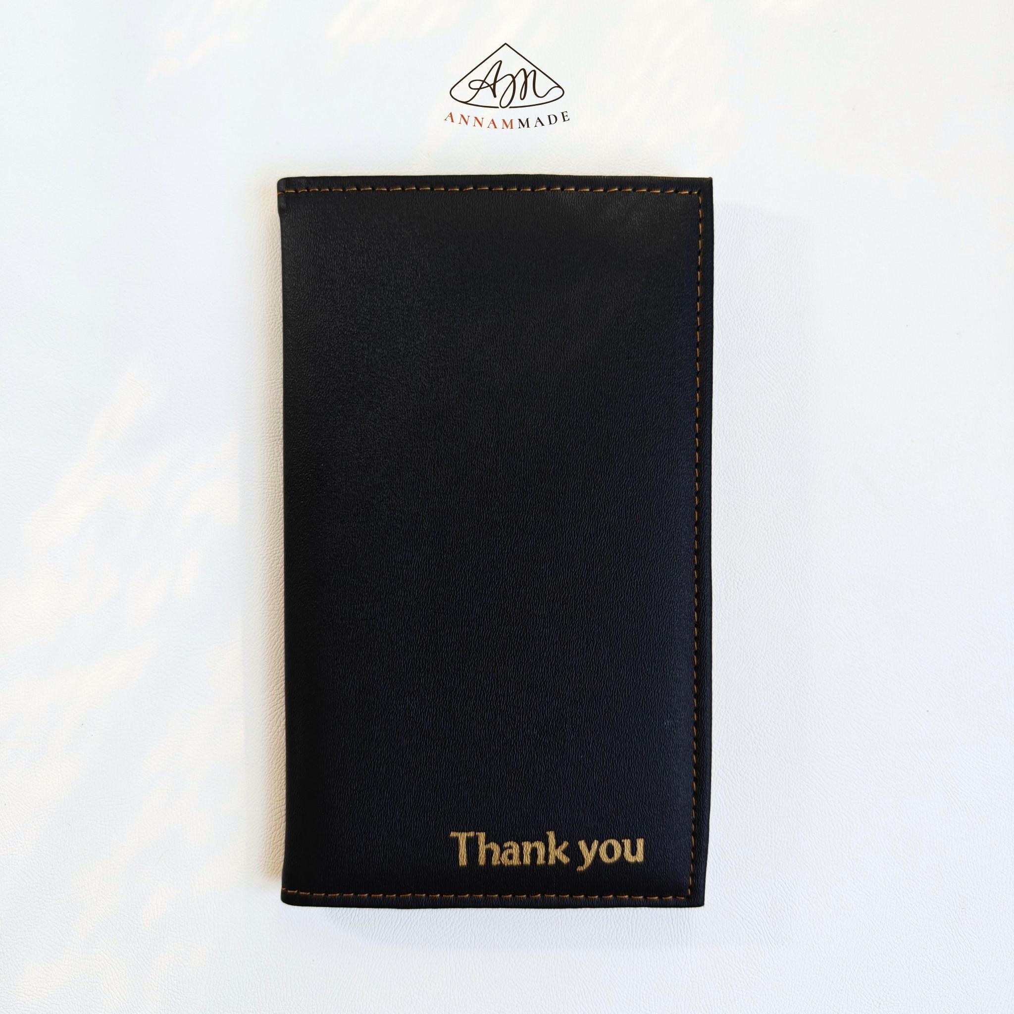 Leather Bill Presenter 11×20 cm — Restaurant & Cafe