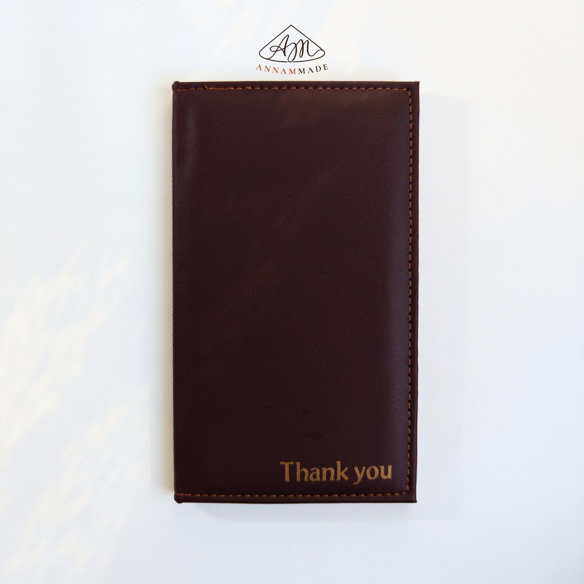 Leather Bill Presenter 11×20 cm — Restaurant & Cafe