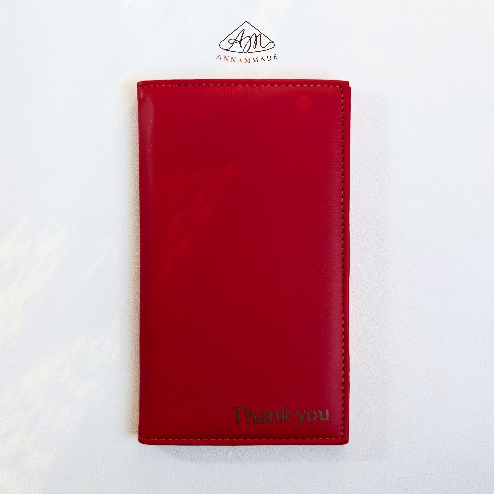 Leather Bill Presenter 11×20 cm — Restaurant & Cafe