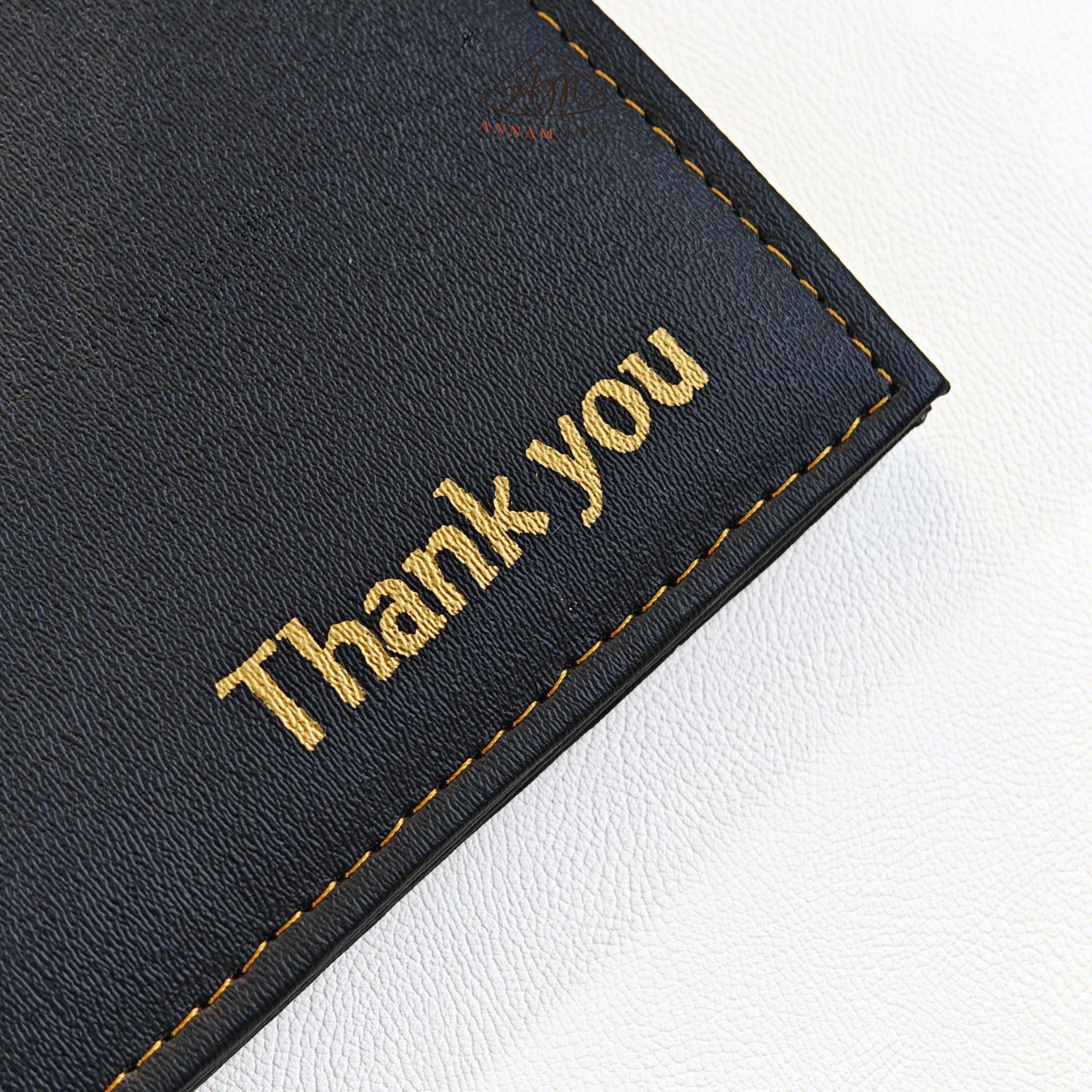Leather Bill Presenter 11×20 cm — Restaurant & Cafe