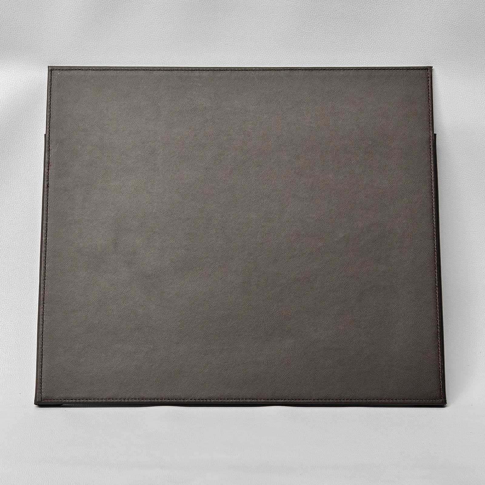 Back panel of large leather menu cover