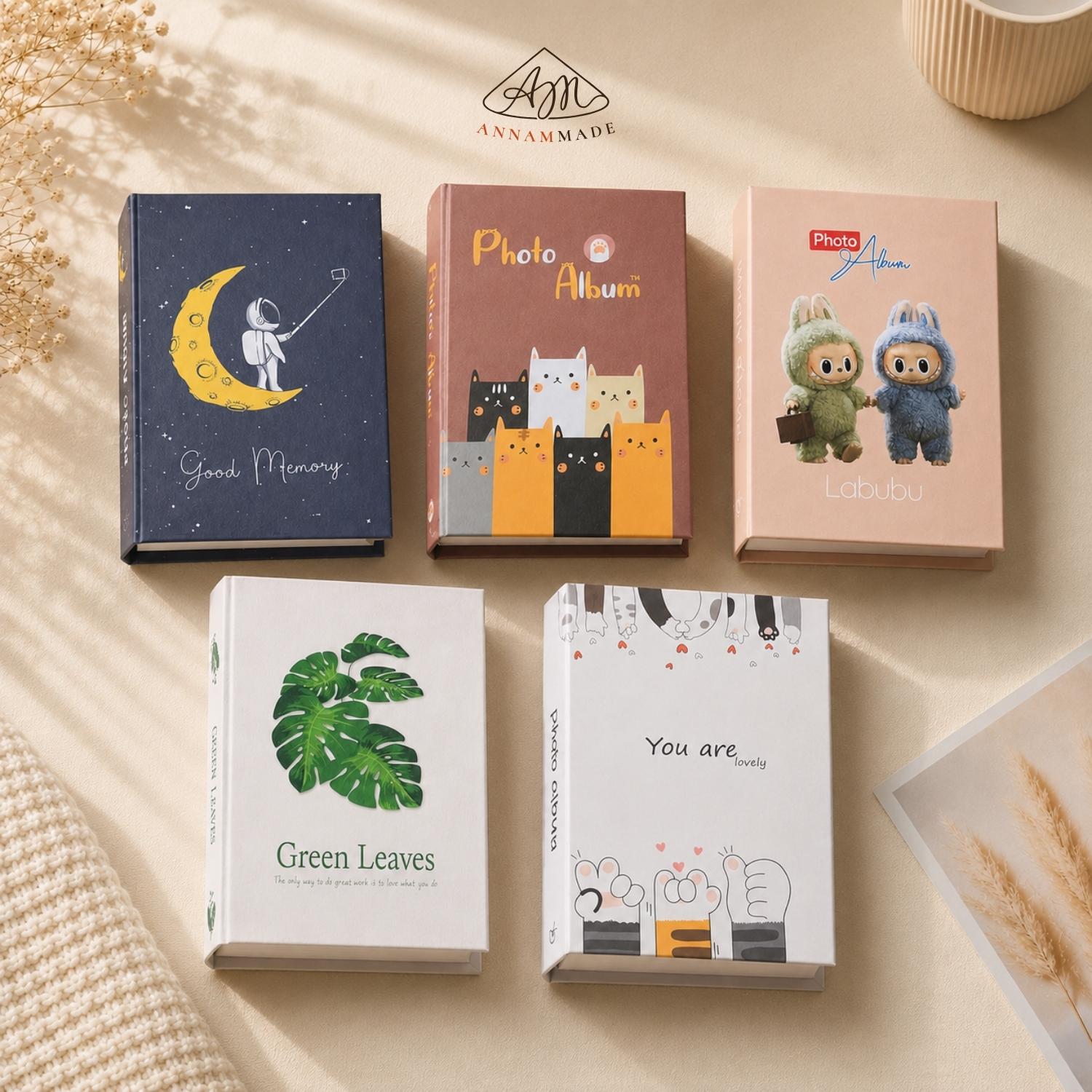 Mini Hardcover Photo Album 6×9 / 7×10 cm — 40 to 240 Photos