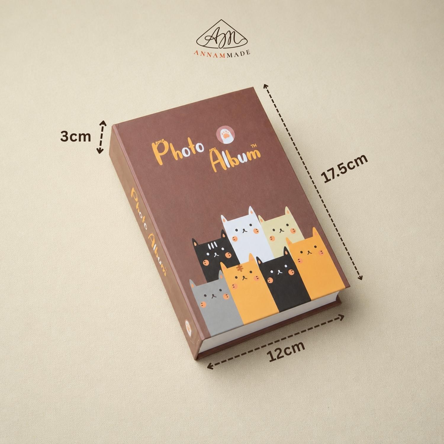 Mini Hardcover Photo Album 6×9 / 7×10 cm — 40 to 240 Photos