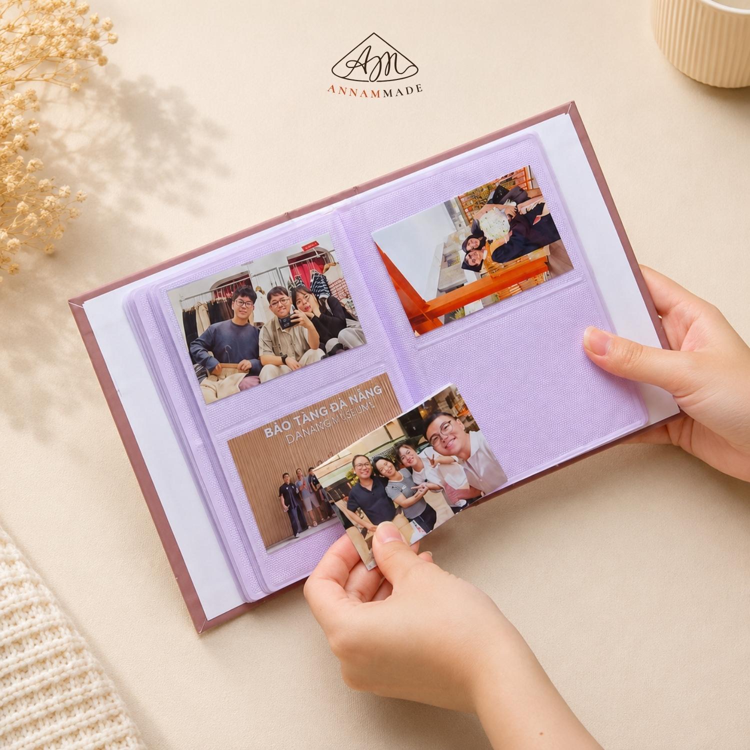 Mini Hardcover Photo Album 6×9 / 7×10 cm — 40 to 240 Photos