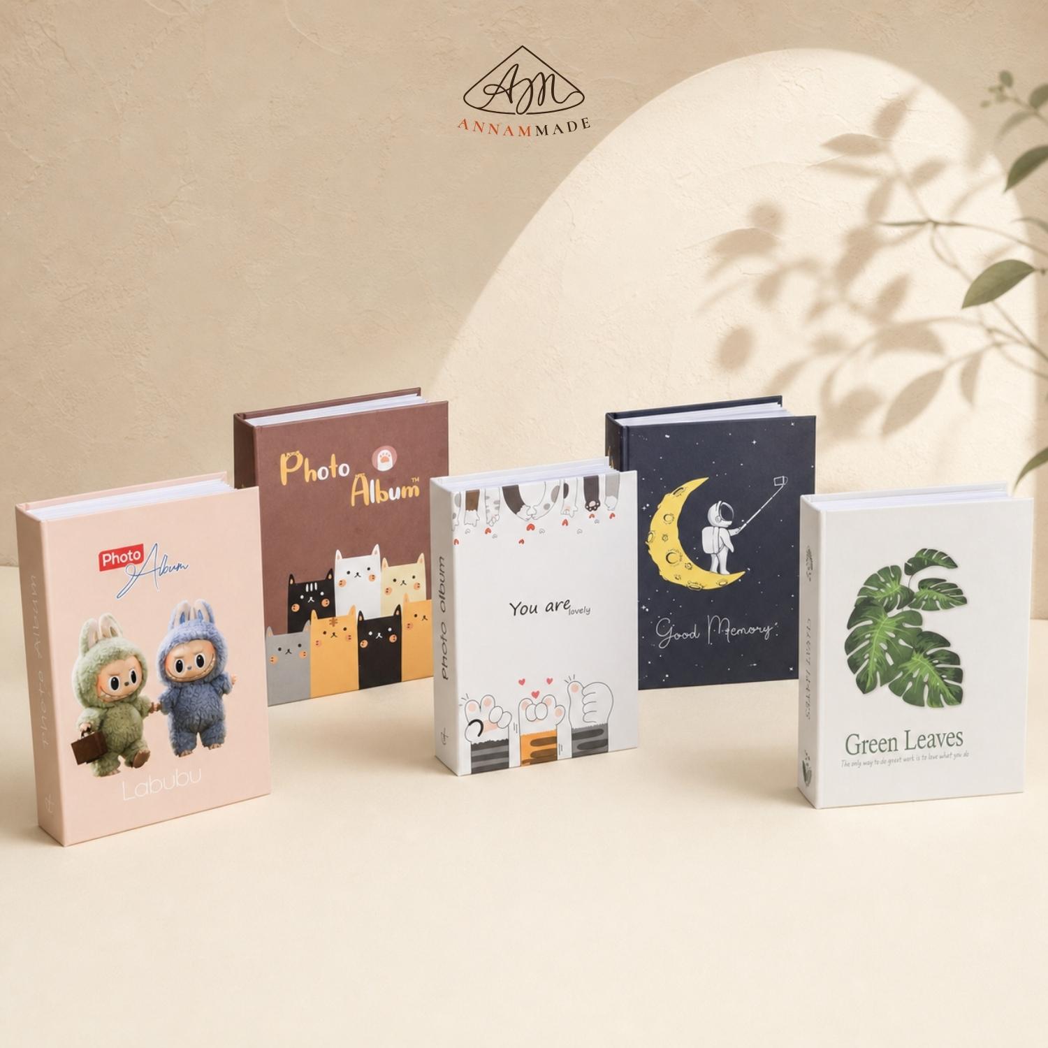 Mini Hardcover Photo Album 6×9 / 7×10 cm — 40 to 240 Photos