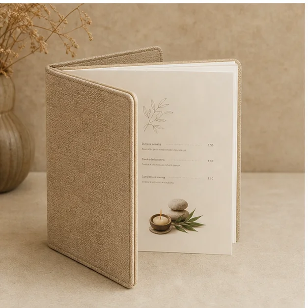 Ruột menu couche A5 cho spa