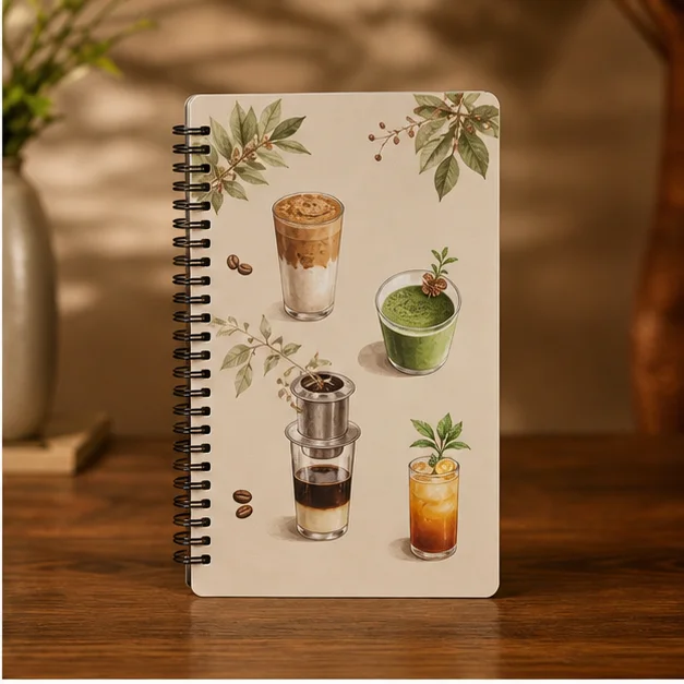 Ruột menu nhựa PVC đóng lò xo