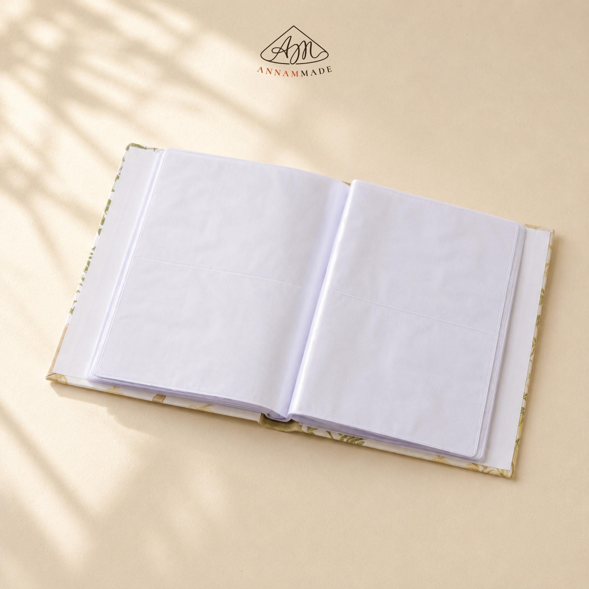 Tropical Leaf Hardcover Photo Album 13×18 cm — 40 to 400 Photos